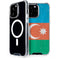 Azerbaijan Flag Distressed iPhone 14 Pro Max MagSafe Case